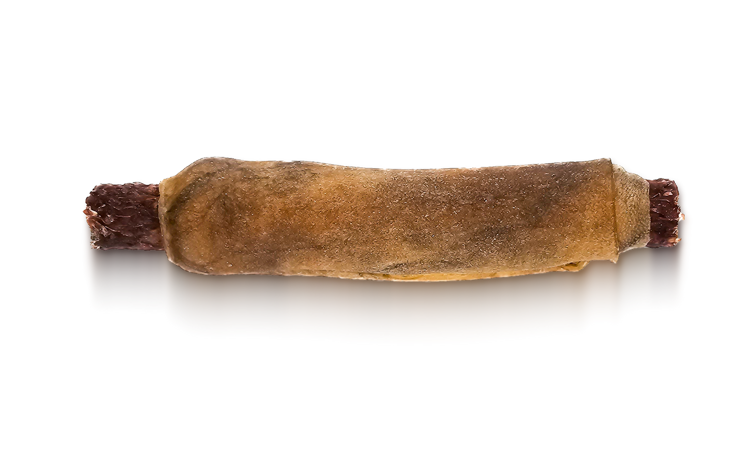 Hot Dog do żucia dla psa - królik z granatem w skórze jelenia 2 szt.