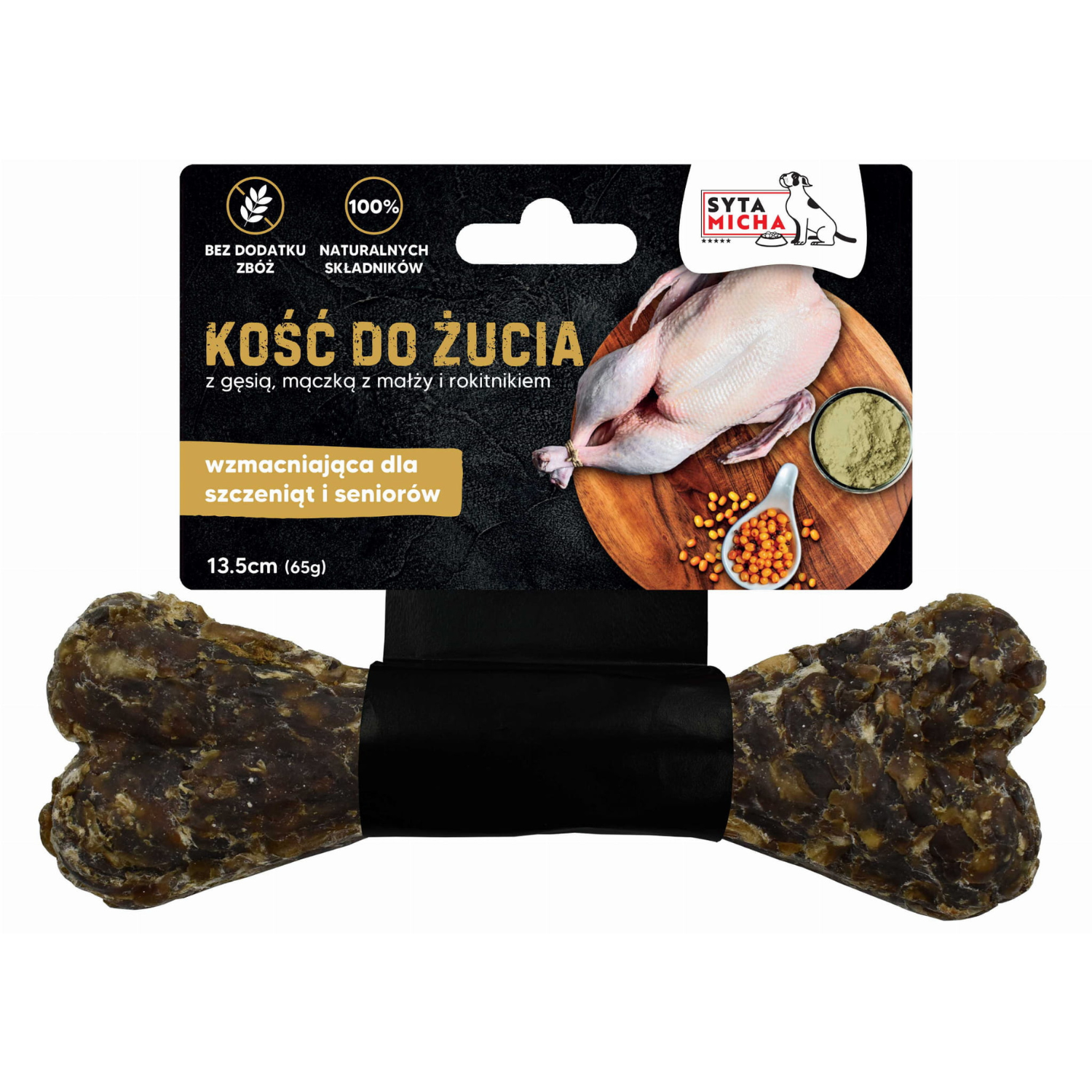 Osso da masticare rinforzante per cuccioli e anziani 13,5 cm