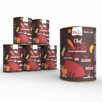 Mokra karma dla psa Wieprzowina z warzywami 400g x 6