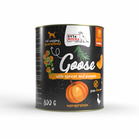 Karma mokra dla psa gęś z morelami i dynią 800g