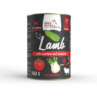 Karma mokra dla psa jagnięcina z cukinią i pomidorami  400g