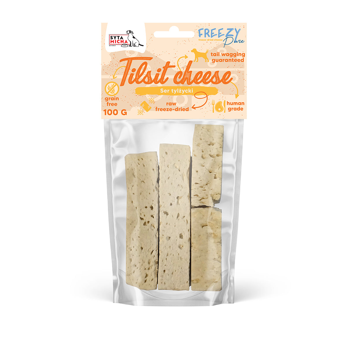 100% liofilizowany ser tylżycki dla psa 100g FREEZY Pure