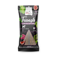 Triangolo da masticare per cani - cervo con fico e ortica 2 pz.