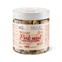 100% carne di maiale liofilizzata per cani 80g FREEZY Pure