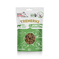 Trenerki con agnello per cani 80g