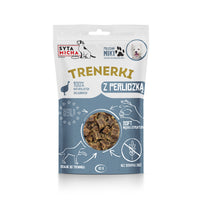 Trenerki con perliczka per cane 80g
