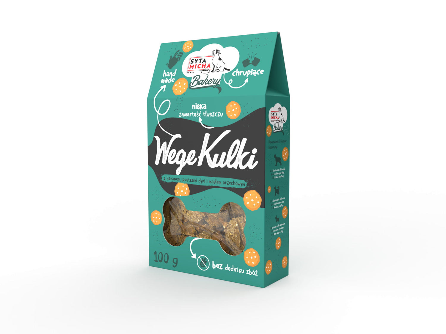 Wege Kulki - biscotti al forno per cani 100g
