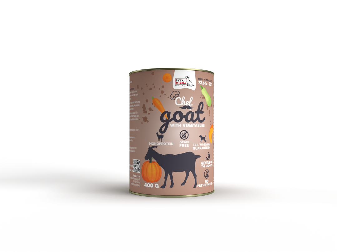 Mokra karma per cani Koza con verdure 400g